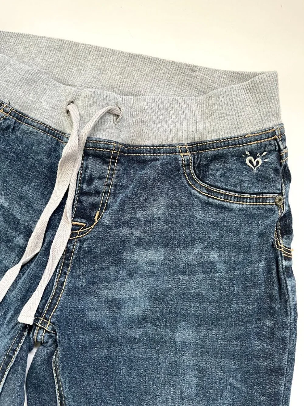 Justice Girls Simply Low Jeggings Size 16 Regular Pull-On Dark Denim Jeans